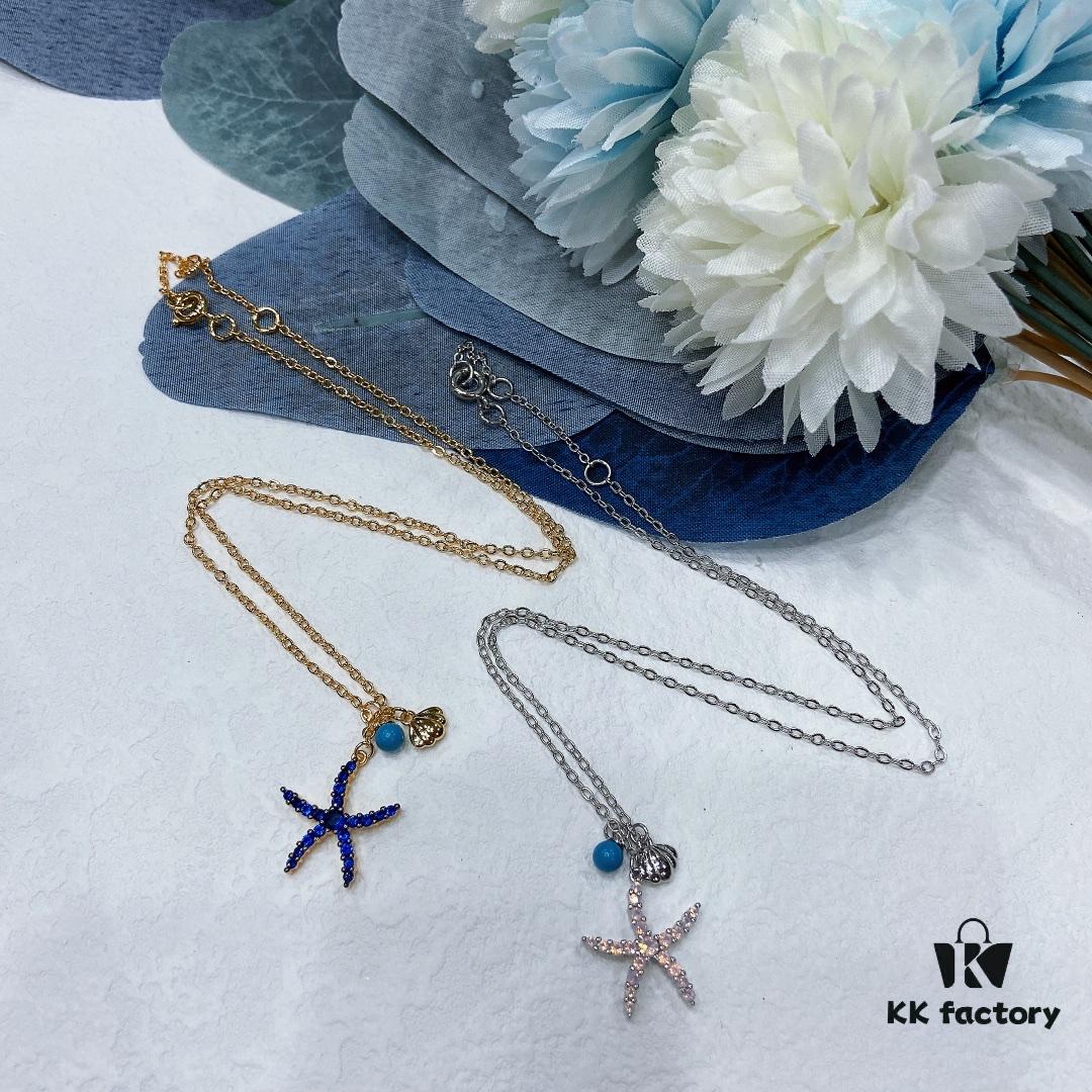 He Fang Mini Starfish Necklace