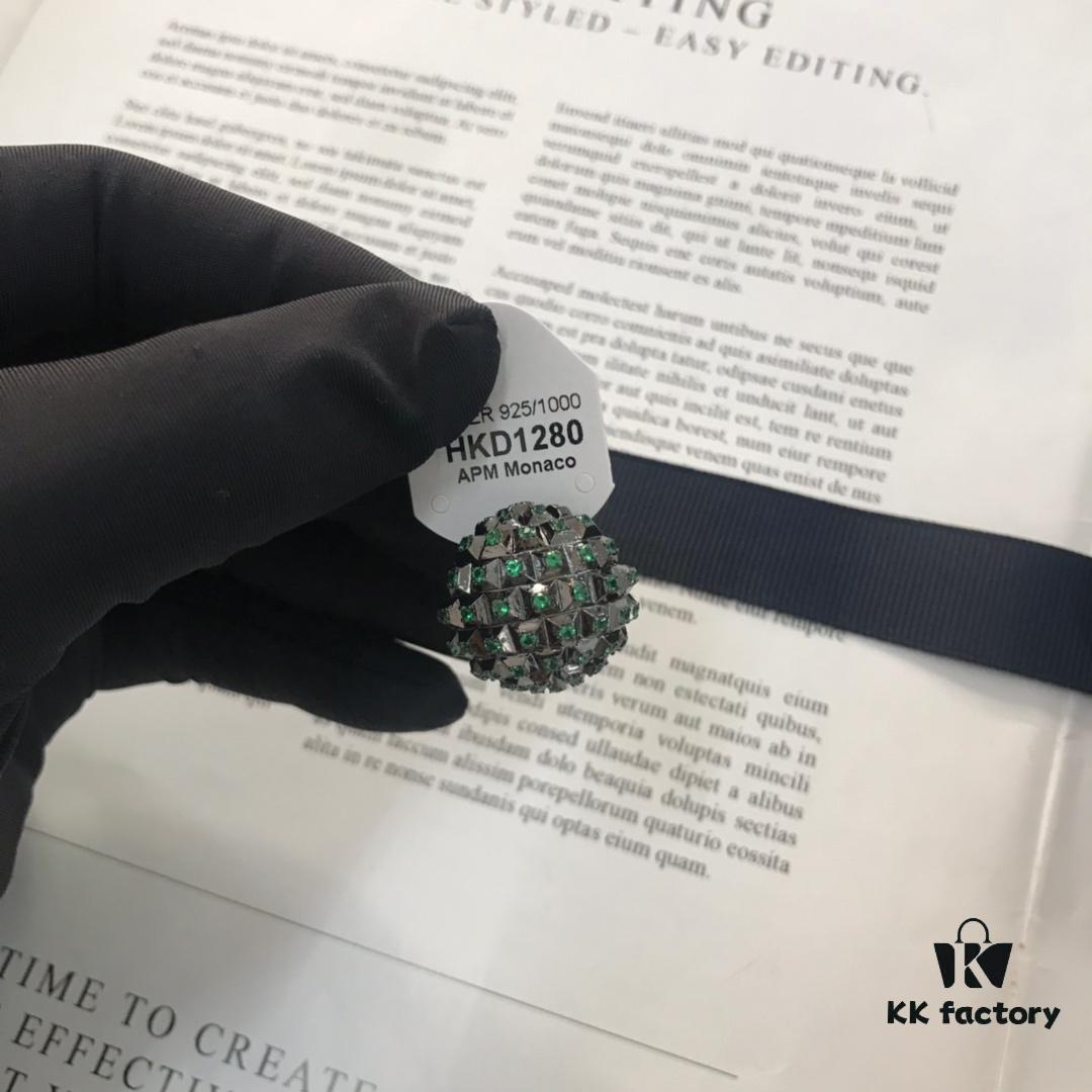 Original A Brand Monaco Gear Necklace and Earrings Set Newly Released