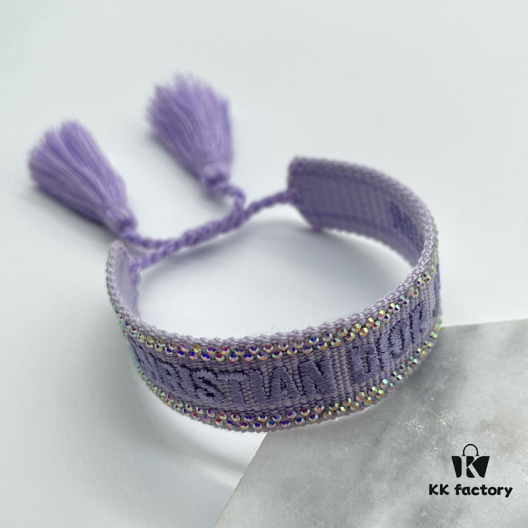 Dior Bracelet Highest Version 🌟 Bottom Print Logo Clear, Full and Rounded ‼️ ZP Used for Prototype Already Old and Worn  ️ One Very Noteworthy Detail: The Font of the Letters is Intentionally Irregular, Not Neat. Authentic Prototype Ensures Vintage Aesthetic with Upgraded Materials and Complex Craftsmanship, Celebrity Favorite Style, Get It Now! New Colors Continuously Updated...