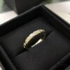 Chanel Quilted Full Diamond Ring Narrow Version, Currently the Hottest Fashion Item, Simple Style for Perfect Elegance
