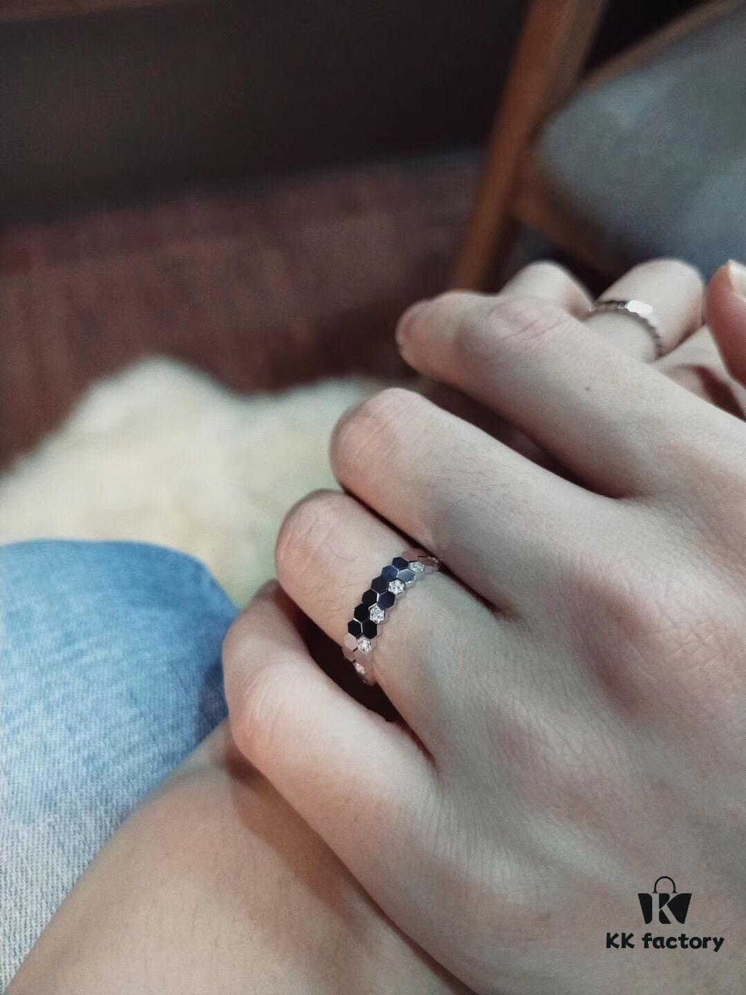 Honeycomb Ring Unisex, Perfect as a Couple's Ring