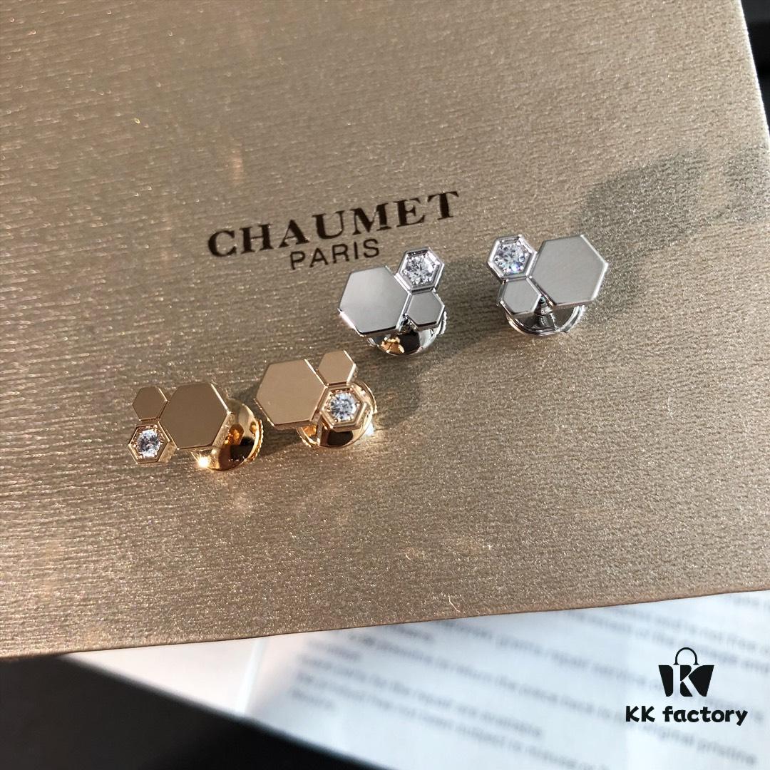 Charme Paris Bee My Love Series Honeycomb Earrings, Same Style as Liu Yifei's Worn Pair