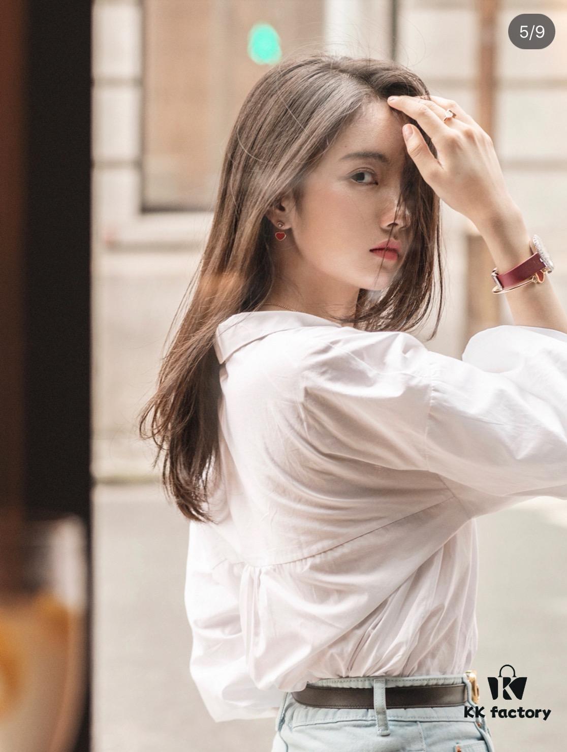 Wearing Photo ❤️ The same necklace and bracelet as the model are available in stock