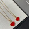 Chopard Heart Necklace with Happy Diamonds - Classic Collection ❤ New Year Red