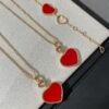 Chopard Heart Necklace with Happy Diamonds - Classic Collection ❤ New Year Red