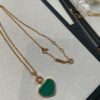 Chopard Green Malachite Heart Necklace