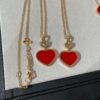 Chopard Heart Necklace with Happy Diamonds - Classic Collection ❤ New Year Red