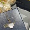Chopard Happy Hearts Series Heart Necklace with Moving Diamond