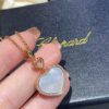 Chopard Happy Hearts Series Heart Necklace with Moving Diamond