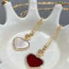Chopard Happy Hearts Collection Heart Pendant Necklace with Diamonds, Two Colors Available in Stock