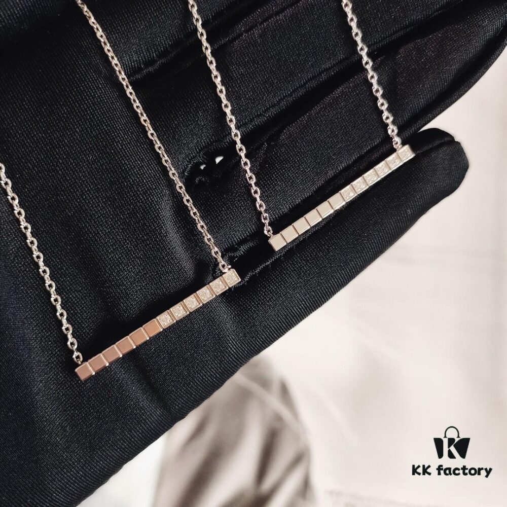New Arrival, Xiao Bang IceCube Series Geometric Necklace, Recommended by Celebrities