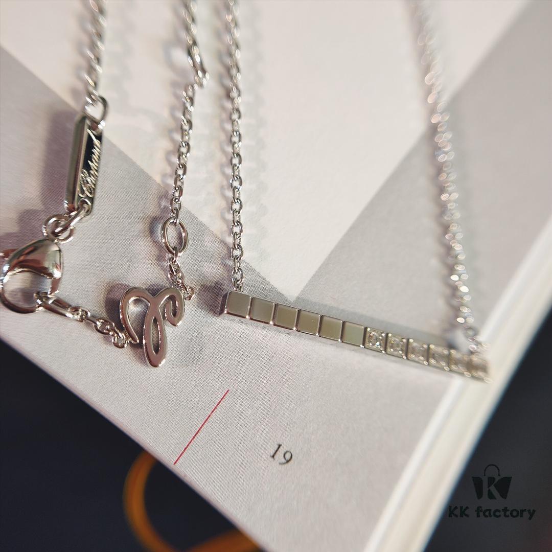 New Arrival, Xiao Bang IceCube Series Geometric Necklace, Recommended by Celebrities