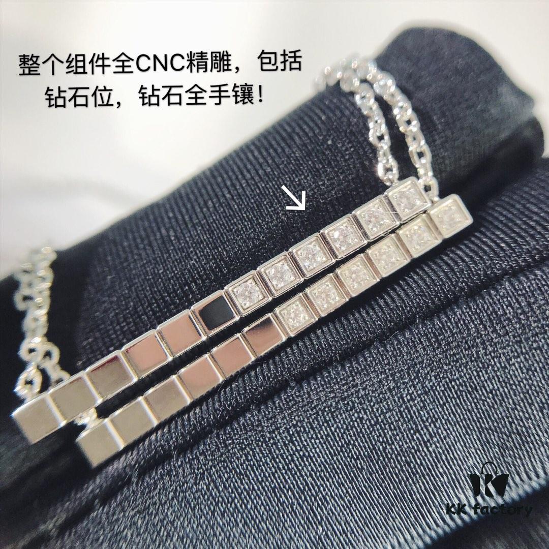 New Chopard IceCube Series Geometric Necklace, Recommended by Celebrities, Exclusive Design