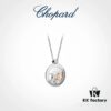 Chopard Happy Stars Necklace in Champagne Gold and White Gold, In Stock