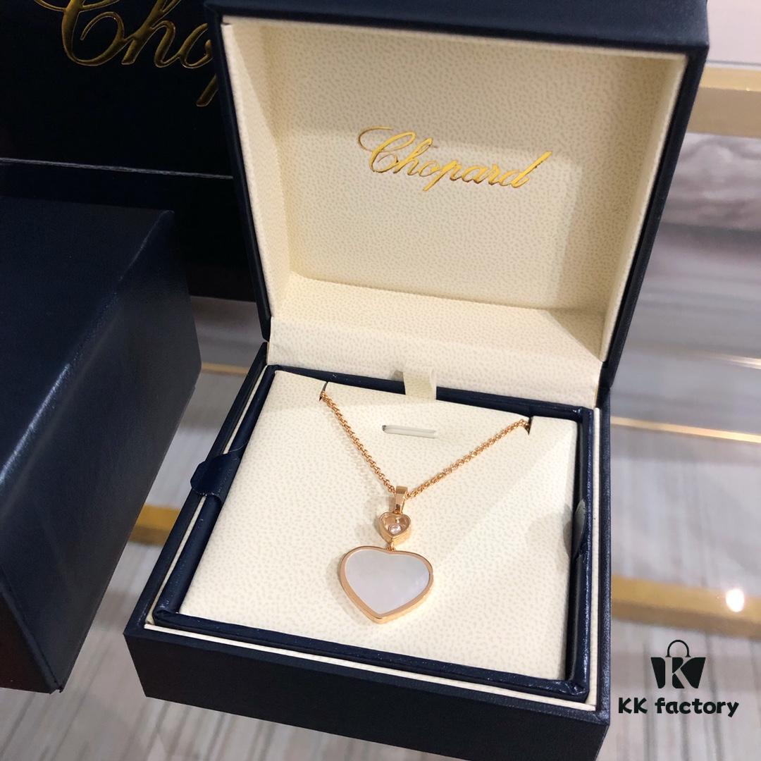 Chopard Happy Hearts Peach-Shaped Necklace Inspired by Yao Chen's Style