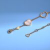Chopard-style Heart Bracelet with Symbolic Design - Interconnected Hearts