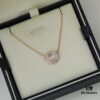 Chopard Necklace: Luck and the Brand's Iconic Moving Diamonds, 18K Rose Gold, Original Logo, Authentic Tag, Adjustable Length