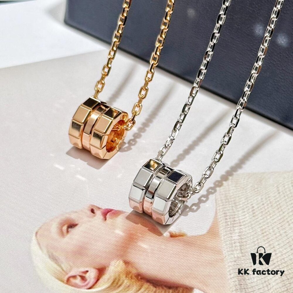 New Arrival! Chopard ICE CUBE Smooth Necklace