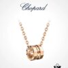 New Chopard Ice Cube Round Necklace