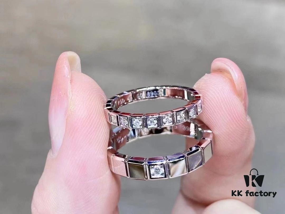 Chopard Ice Cube Couple Rings🧊