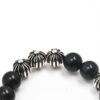 Chrome Hearts Obsidian Bracelet Full Bead Cross Design