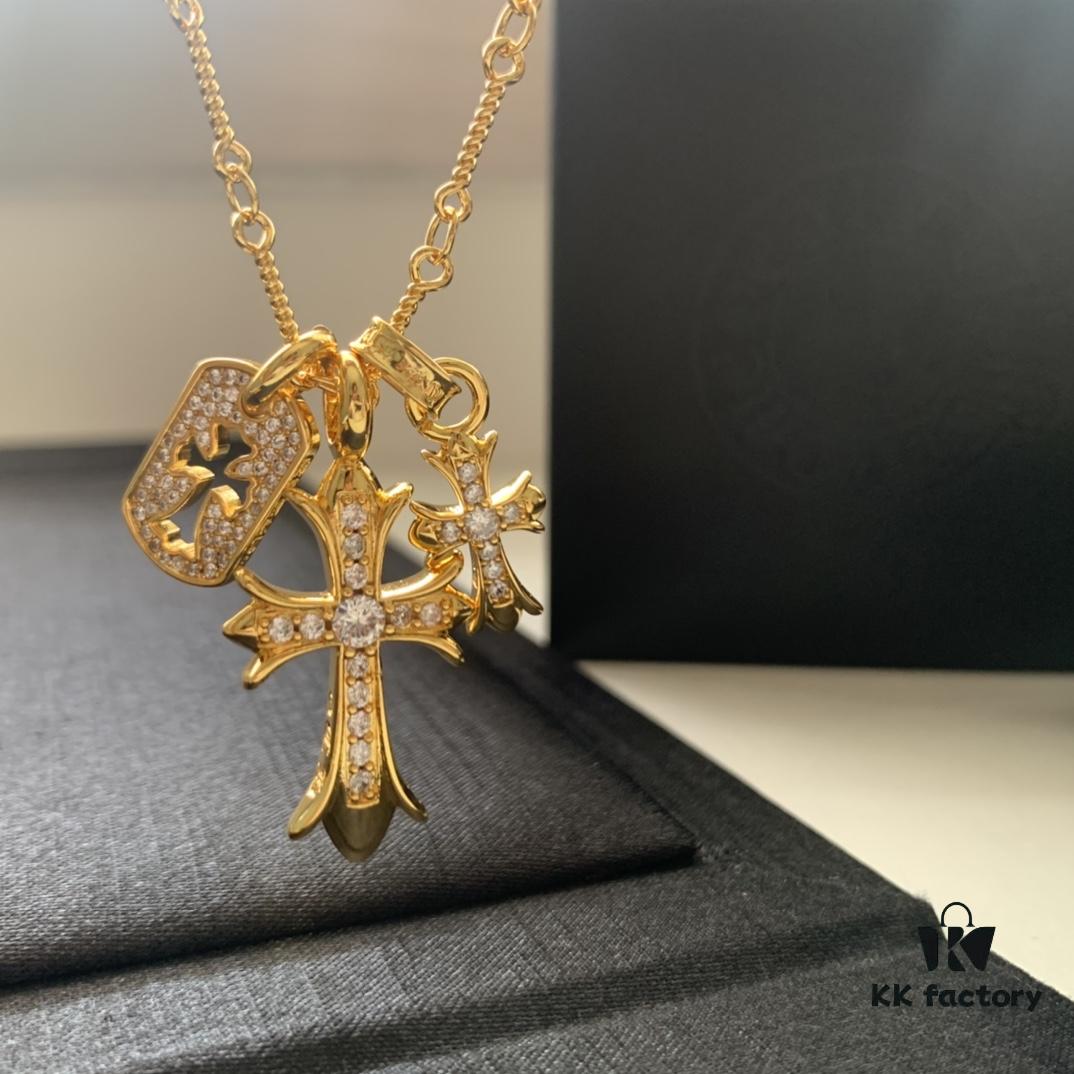 Must-Have Cross Necklace for Chrome Hearts Fans