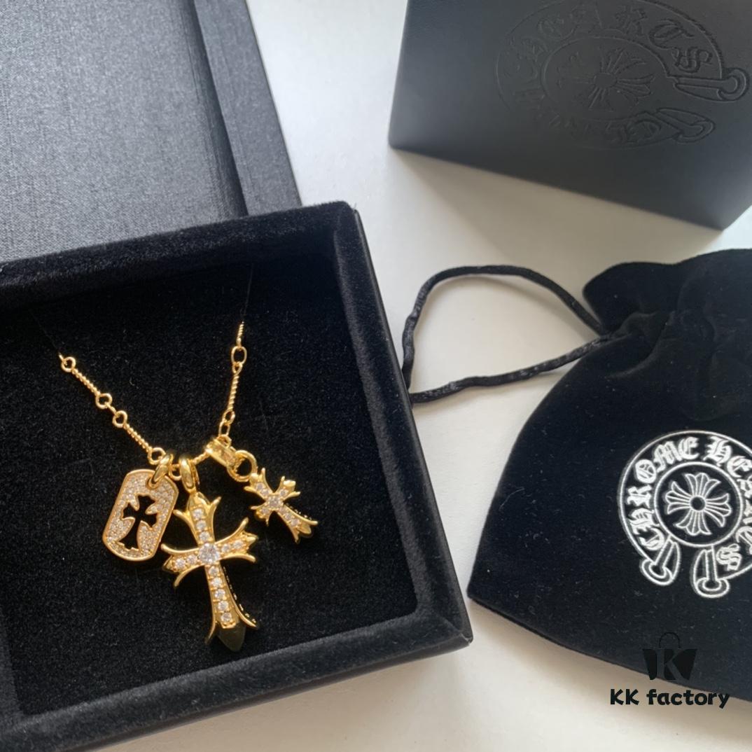 Must-Have Cross Necklace for Chrome Hearts Fans