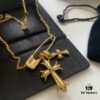 Punk Essential: Cross Pin Necklace by Chrome Hearts