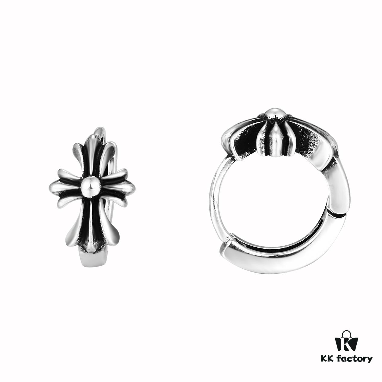 Chrome Hearts 💛 Cross Earrings