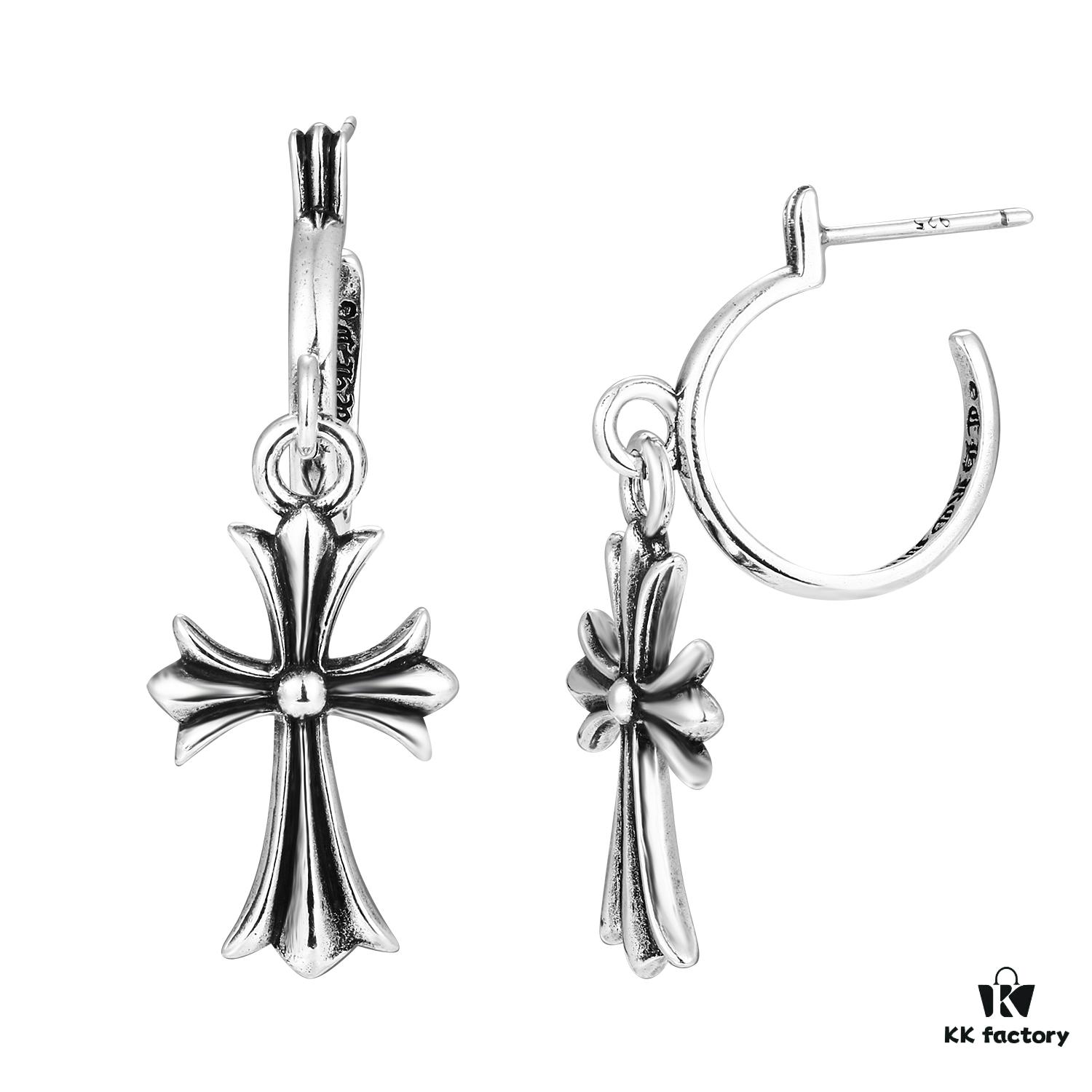 Chrome Hearts 💛 Cross Earrings