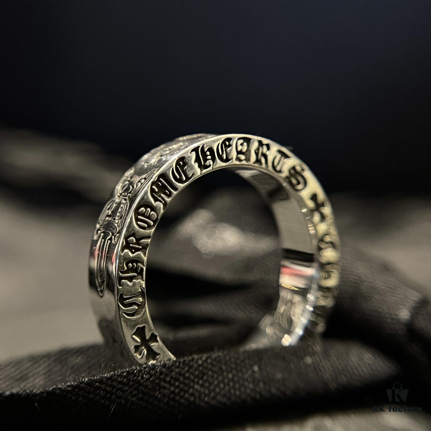 Chrome Hearts 6mm Double Sword Ring