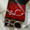 Luo Xin Cross Earrings! The Hottest Style Among Today's Internet Celebrities! S925 Sterling Silver with Full Original Packaging