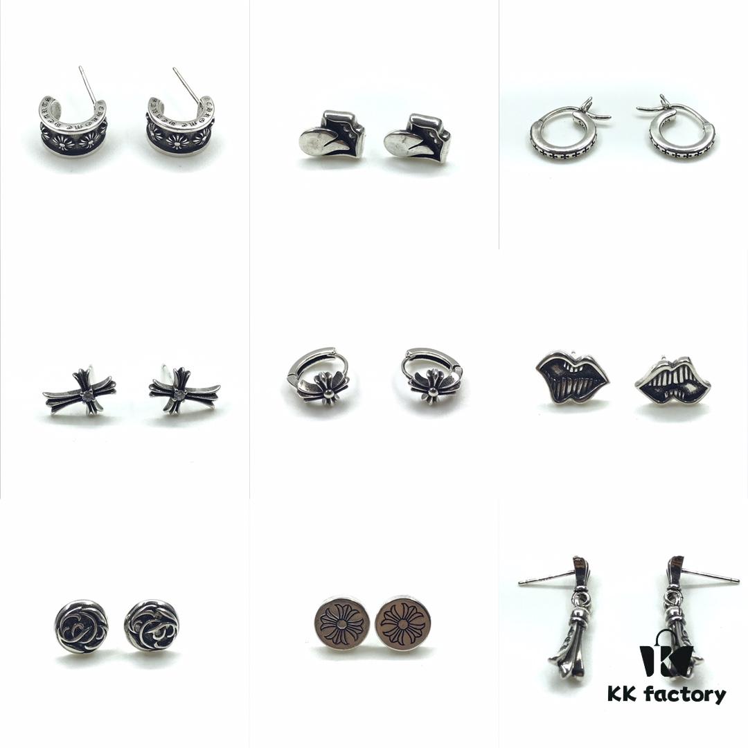 Chrome Hearts Stud Earrings Collection