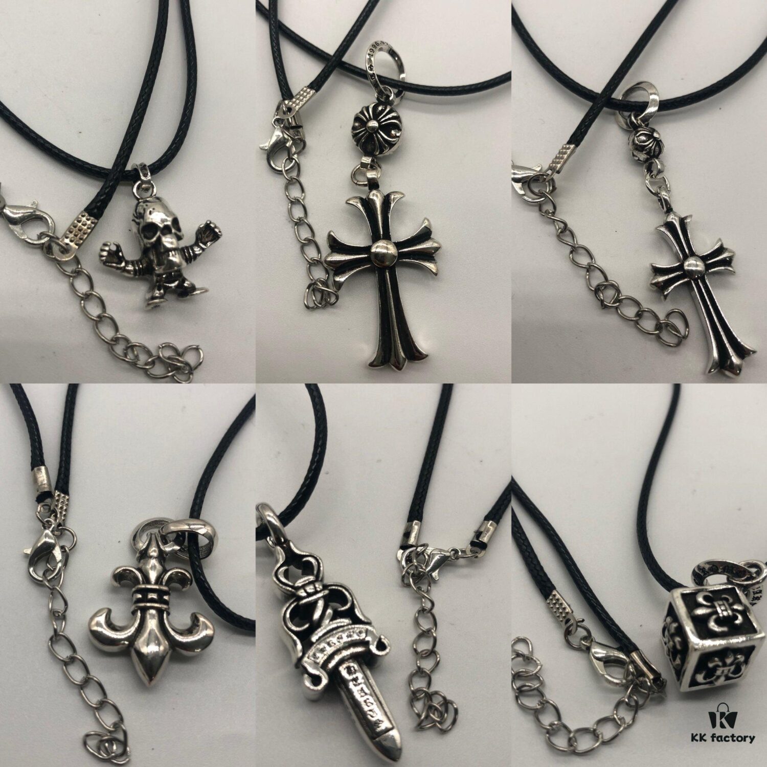 Chrome Hearts Leather Rope Chain