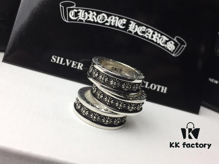 Chrome Hearts Mini Cross Ring 😍😍😍 Gothic Design Style Blending Rock Punk, Street Hip-Hop and Subtle Luxury Vibes 🙈🌟 Cool and Stylish 💯 New Arrival ✨ Vintage 3D Cross Pattern Absolutely Eye-Catching ✨ Unisex Jewelry for Men and Women #6789 #5369120