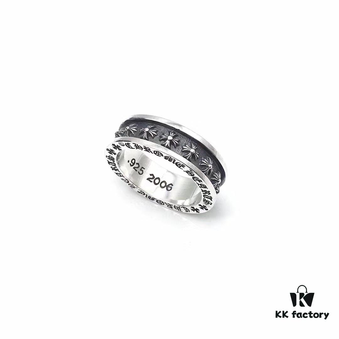 Chrome Hearts Classic Cross Ring Unisex Full Cross Design