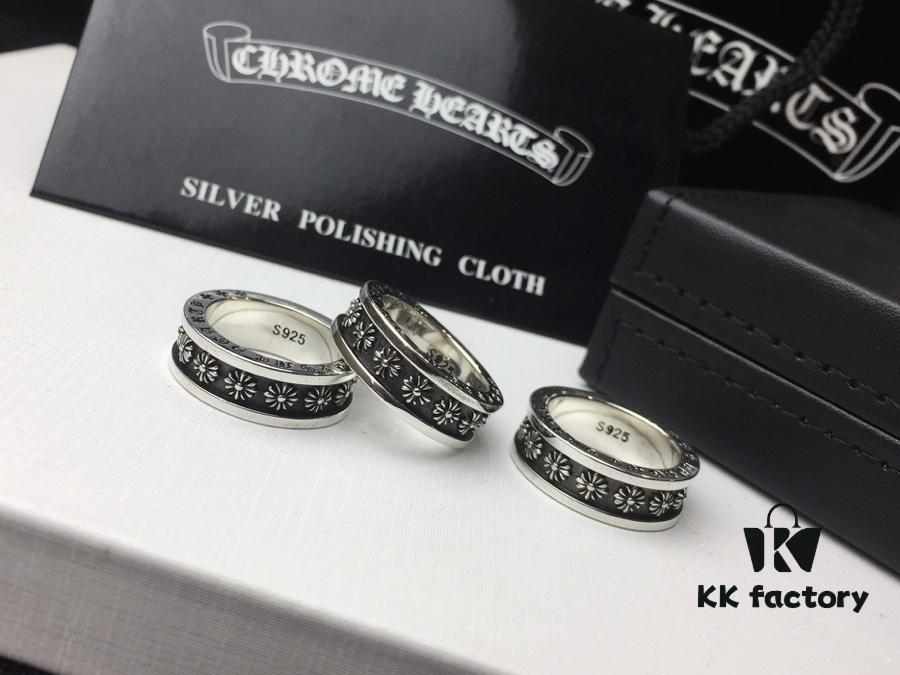 Chrome Hearts Mini Cross Ring 😍😍😍 Gothic Design Style Blending Rock Punk, Street Hip-Hop and Subtle Luxury Vibes 🙈🌟 Cool and Stylish 💯 New Arrival ✨ Vintage 3D Cross Pattern Absolutely Eye-Catching ✨ Unisex Jewelry for Men and Women #6789 #5369120