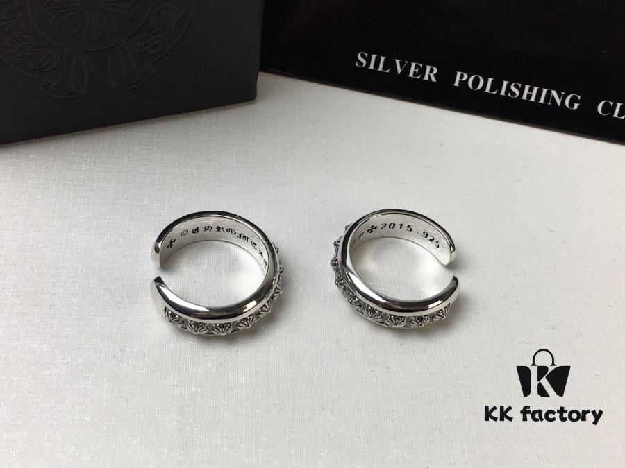 Chrome Hearts Open Star Ring – Gothic-Inspired Rock Punk Design with Streetwear Hip-Hop Flair, Unisex Style