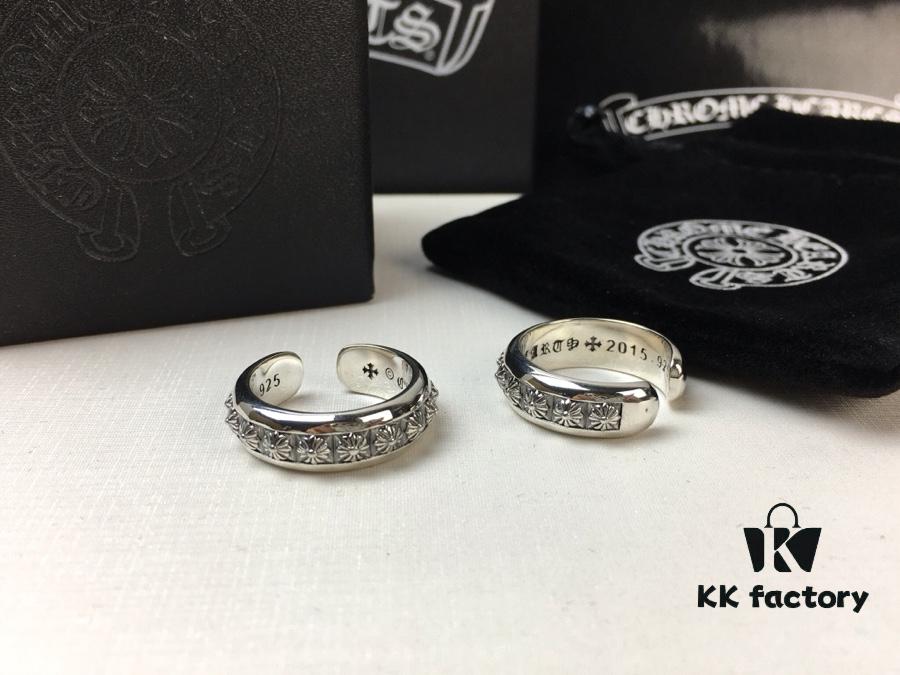 Chrome Hearts Open Star Ring – Gothic-Inspired Rock Punk Design with Streetwear Hip-Hop Flair, Unisex Style