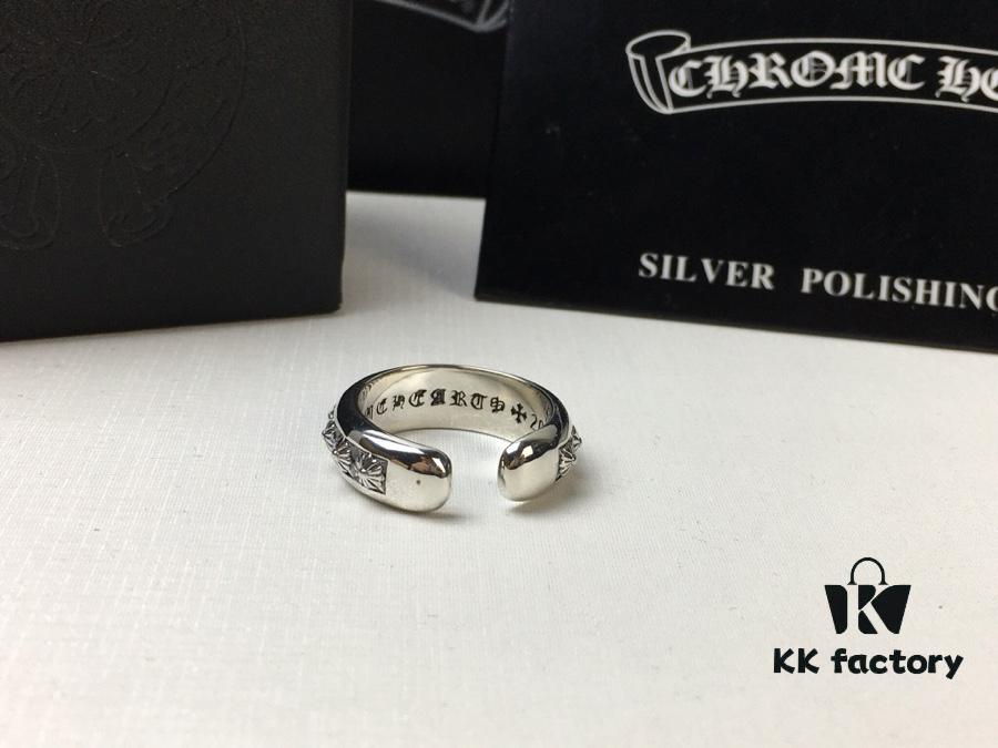 Chrome Hearts Open Star Ring – Gothic-Inspired Rock Punk Design with Streetwear Hip-Hop Flair, Unisex Style