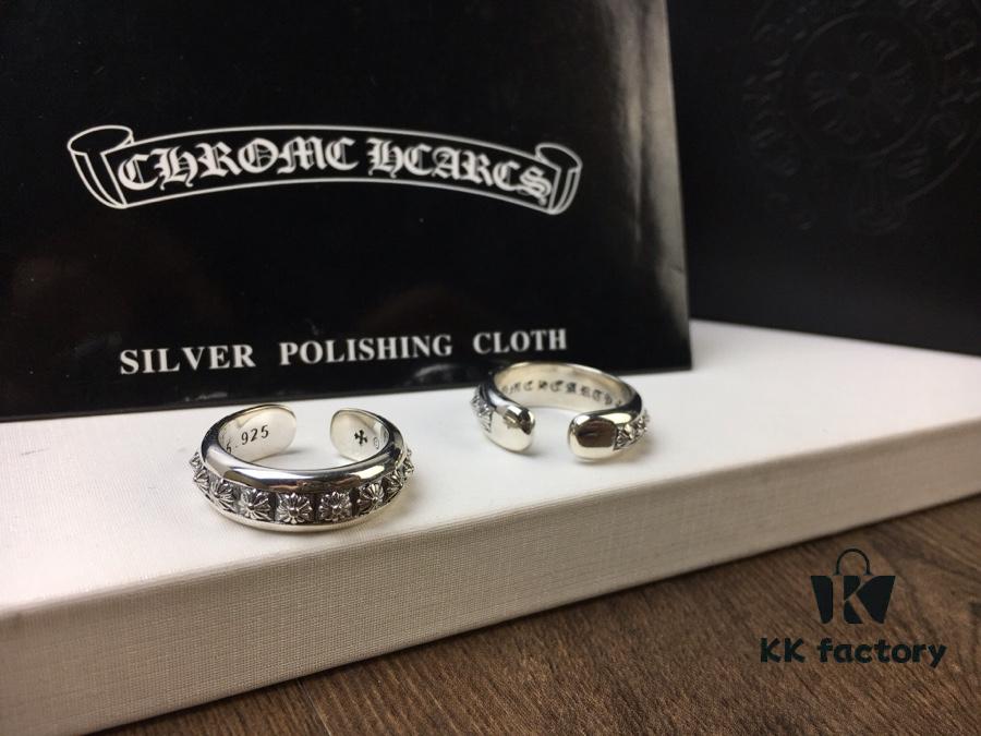 Chrome Hearts Open Star Ring – Gothic-Inspired Rock Punk Design with Streetwear Hip-Hop Flair, Unisex Style