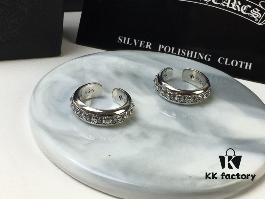 Chrome Hearts Open Star Ring – Gothic-Inspired Rock Punk Design with Streetwear Hip-Hop Flair, Unisex Style