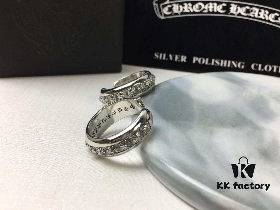 Chrome Hearts Open Star Ring – Gothic-Inspired Rock Punk Design with Streetwear Hip-Hop Flair, Unisex Style