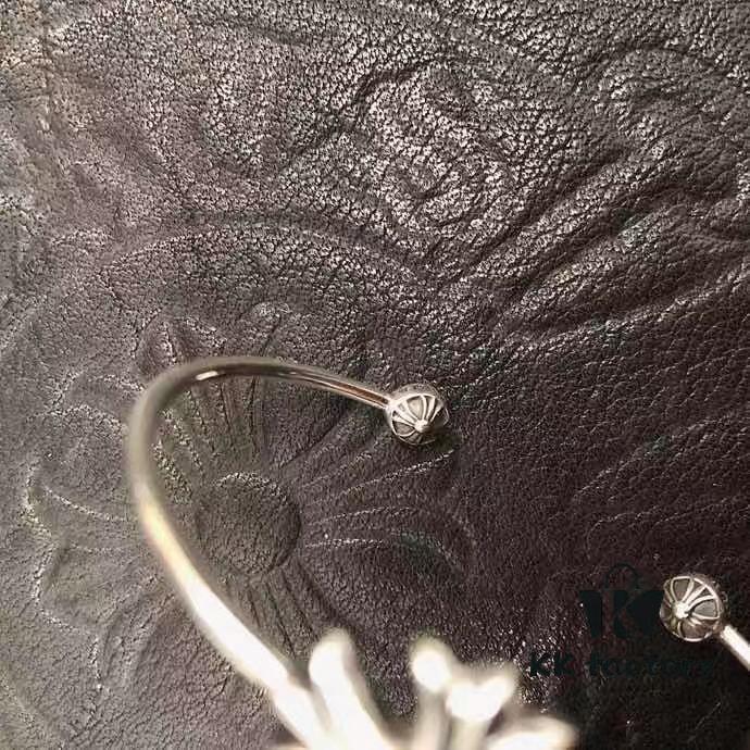 Cabinet Quality Chrome Hearts Unisex Couple Cross Bracelet