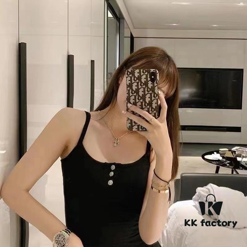 Karl Kross Double Cross Necklace - Influencer Favorite, Loved by Zheng Shuang, Zhou Yangqing, and More