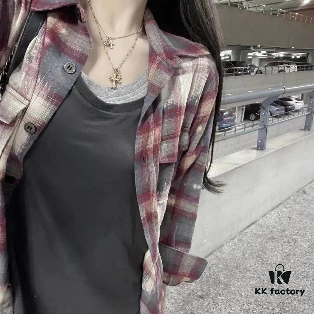 Karl Kross Double Cross Necklace - Influencer Favorite, Loved by Zheng Shuang, Zhou Yangqing, and More