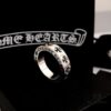 Three Classic Chrome Hearts Rings