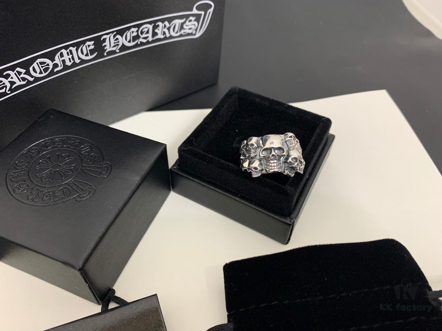 Chrome Hearts Skull Open Ring