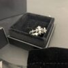 Chrome Hearts Fish Tail Cross Bloom Open Ring