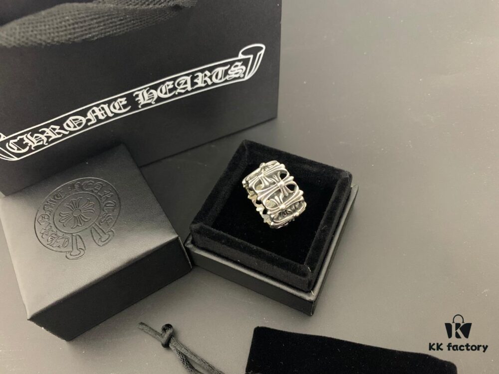 Chrome Hearts Cross Tombstone Ring
